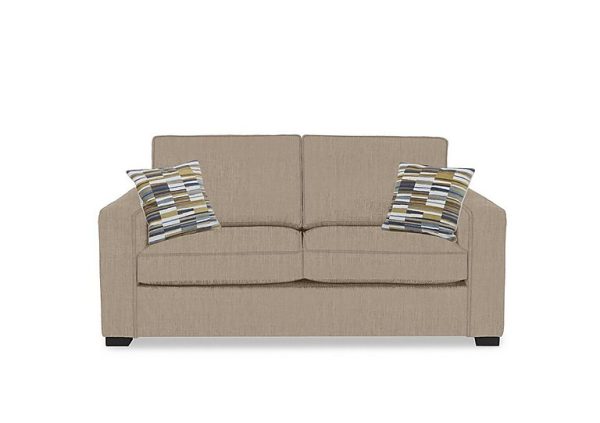 Abberton 3 Seater Sofa  Sand Thaxted Chenille Plain | Bed Sava