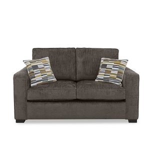 Abberton 2 Seater Sofa  Espresso Bromley Chenille Plain | Bed Sava