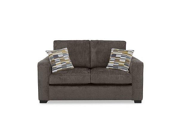 Abberton 2 Seater Sofa  Espresso Bromley Chenille Plain | Bed Sava