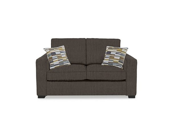 Abberton 2 Seater Sofa  Mink Thaxted Chenille Plain | Bed Sava