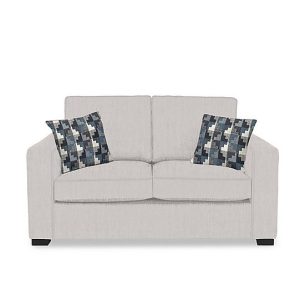 Abberton 2 Seater Sofa  Mist Debden Plain | Bed Sava