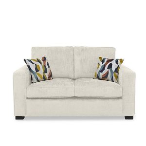 Abberton 2 Seater Sofa  Oatmeal Bromley Chenille Plain | Bed Sava