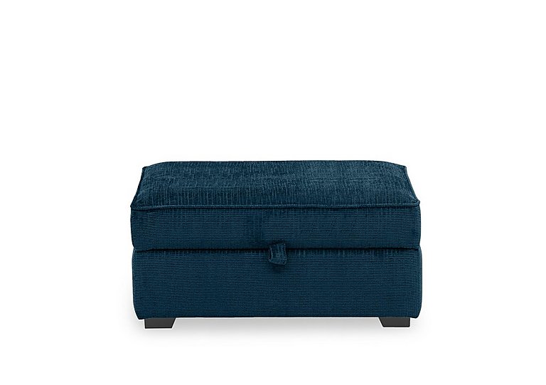 Abberton Large Storage Footstool in Plain Fabric - Neptune Bromley Chenille Plain