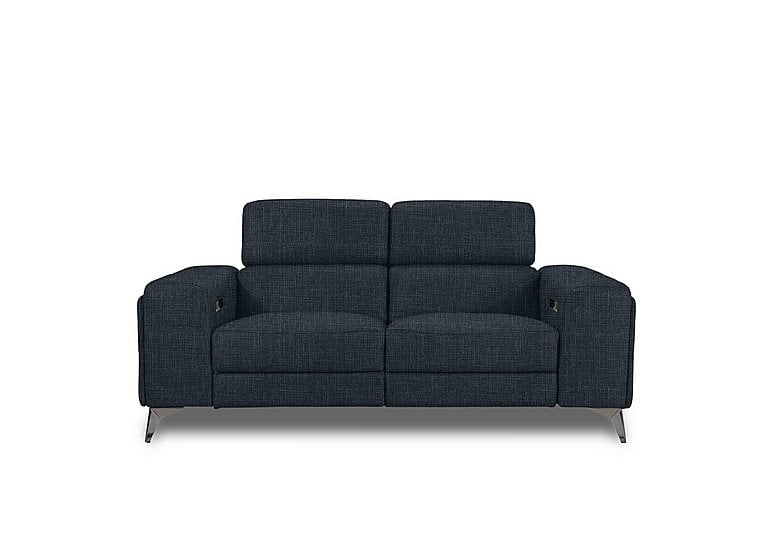 Action Fabric 2 Seater Power Recliner Sofa - Black Mica