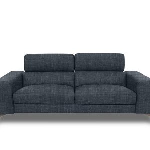 Action Fabric 3 Seater Sofa  Halifax Charcoal | Bed Sava
