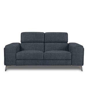 Action Fabric 2 Seater Sofa  Halifax Charcoal | Bed Sava