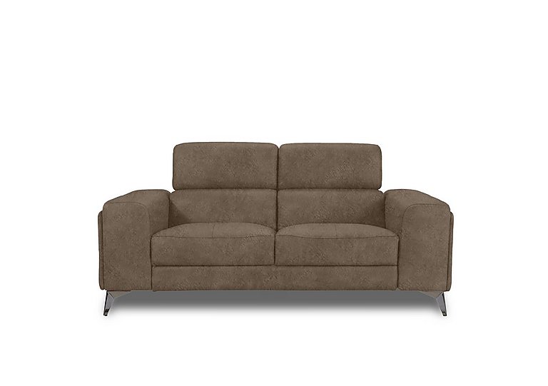Action Fabric 2 Seater Sofa - Classic Brown