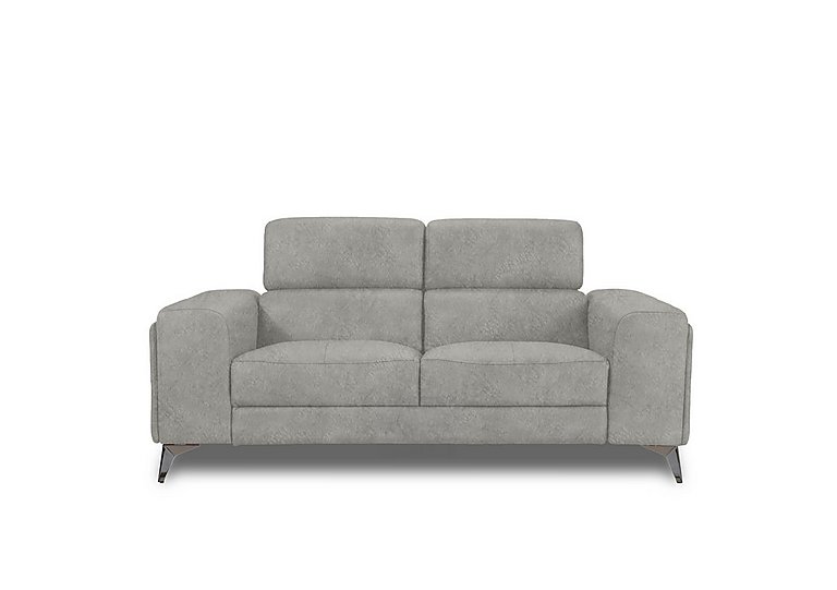 Action Fabric 2 Seater Sofa - Marble Light Grey