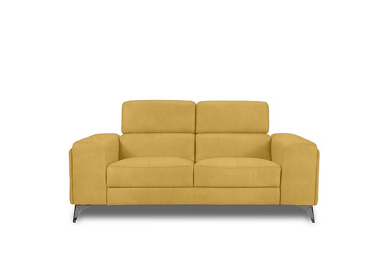 Action Fabric 2 Seater Sofa - Velvet Giallo