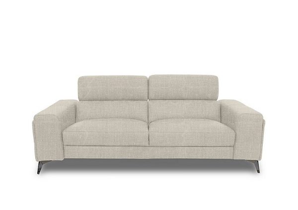 Action Fabric 3 Seater Sofa  Weave Stone | Bed Sava