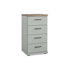 Wiemann  Adeline Narrow 4 Drawer Chest  Sage | Bed Sava