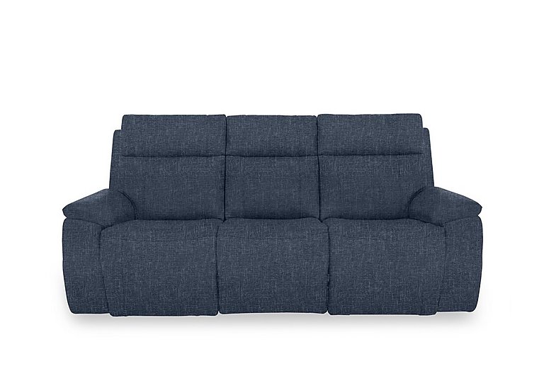 Aero Fabric 3 Seater Power Recliner Sofa with Power Headrests and Heated Seats - Anivia Blue