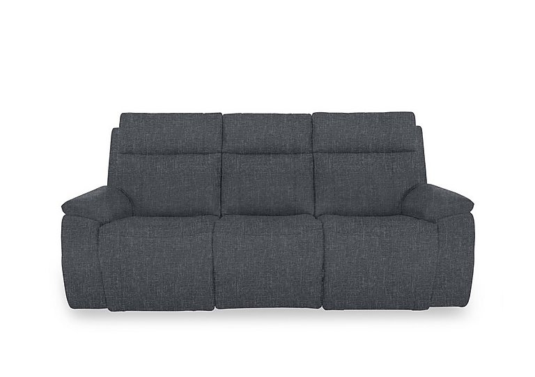 Aero Fabric 3 Seater Power Recliner Sofa with Power Headrests and Heated Seats - Anivia Dark Grey