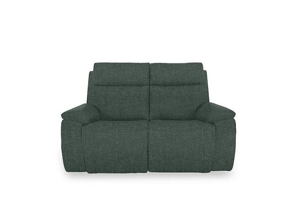 Aero Fabric 2 Seater Power Recliner Sofa with Power Headrests  Anivia Green | Bed Sava