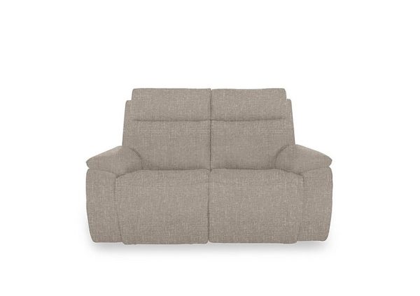 Aero Fabric 2 Seater Power Recliner Sofa with Power Headrests  Anivia Khaki | Bed Sava