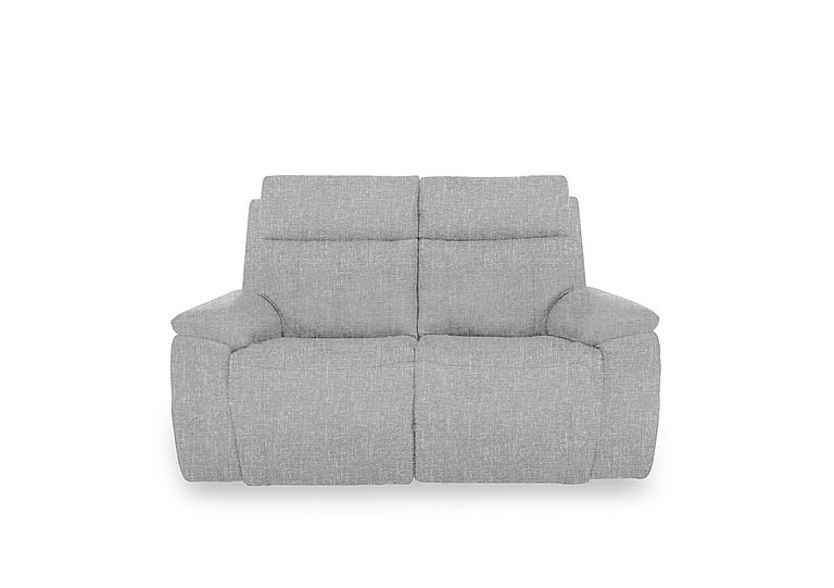 Aero Fabric 2 Seater Power Recliner Sofa with Power Headrests  Anivia Light Grey | Bed Sava