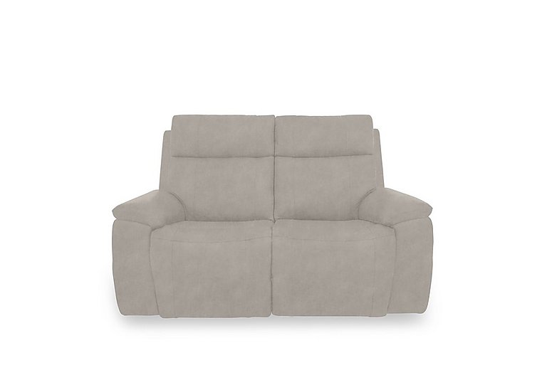 Aero Fabric 2 Seater Power Recliner Sofa with Power Headrests  Dexter Ivory | Bed Sava