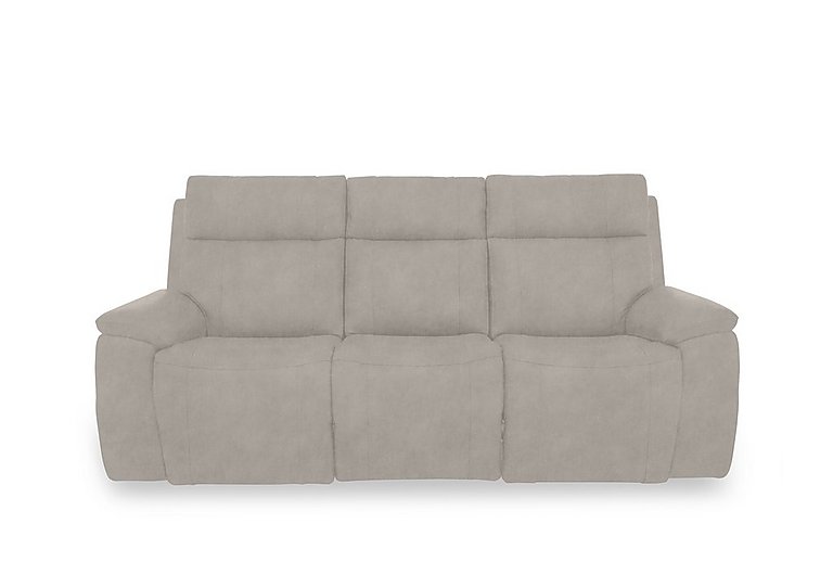 Aero Fabric 3 Seater Power Recliner Sofa with Power Headrests - Dexter Ivory