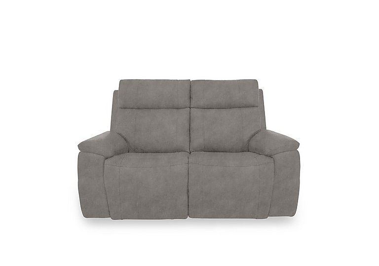 Aero Fabric 2 Seater Power Recliner Sofa with Power Headrests  Dexter Mocha | Bed Sava