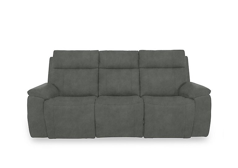 Aero Fabric 3 Seater Power Recliner Sofa with Power Headrests - Dexter Moss