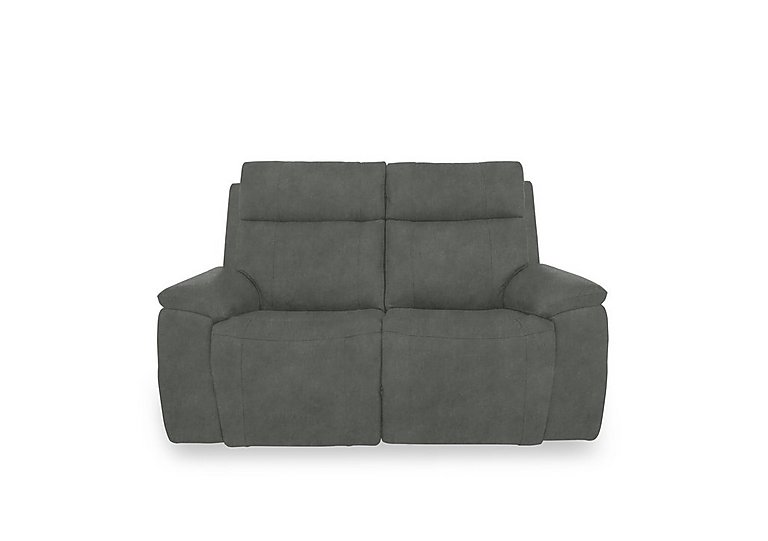 Aero Fabric 2 Seater Power Recliner Sofa with Power Headrests  Dexter Moss | Bed Sava