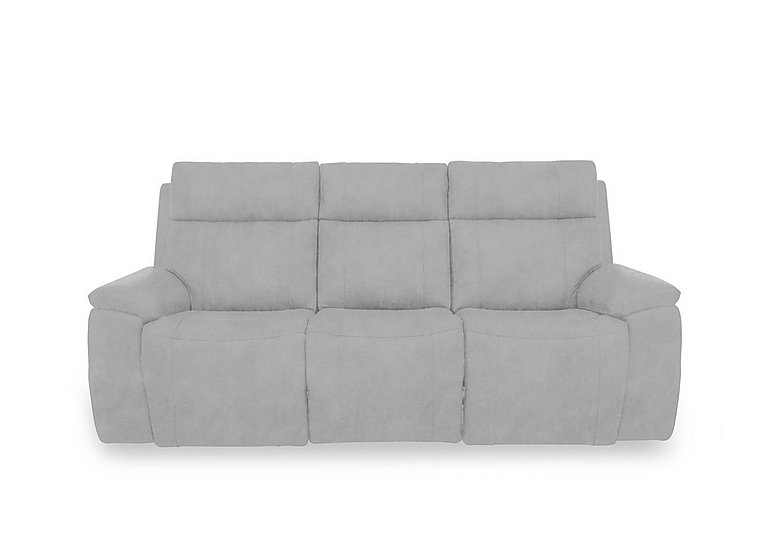 Aero Fabric 3 Seater Power Recliner Sofa with Power Headrests - Dexter Smoke