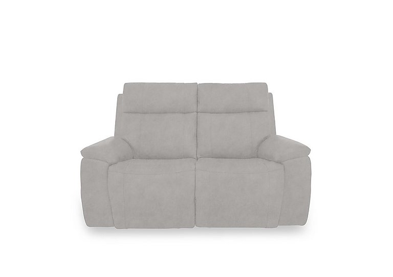 Aero Fabric 2 Seater Power Recliner Sofa with Power Headrests  Dexter Stone | Bed Sava