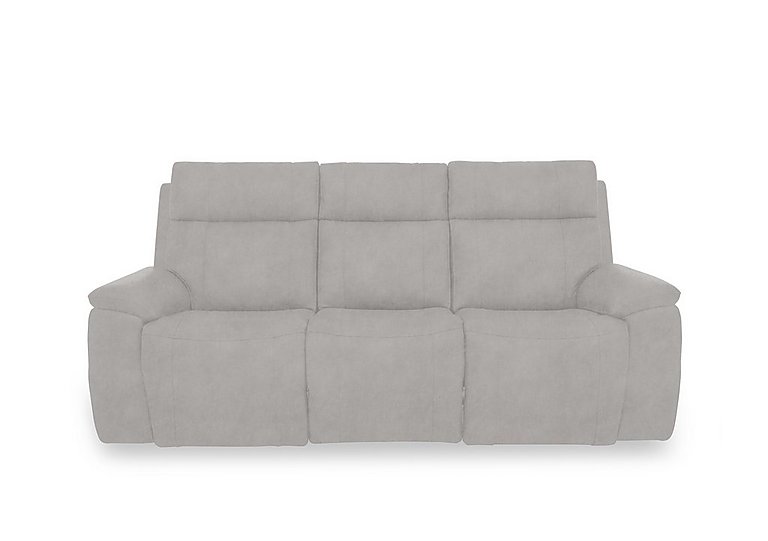 Aero Fabric 3 Seater Power Recliner Sofa with Power Headrests - Dexter Stone