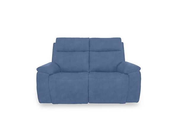 Aero Fabric 2 Seater Power Recliner Sofa with Power Headrests  Dexter Wave | Bed Sava