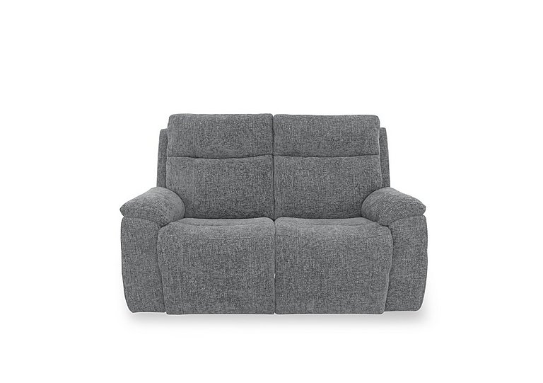 Aero Fabric 2 Seater Power Recliner Sofa with Power Headrests  Hopsack Charcoal | Bed Sava