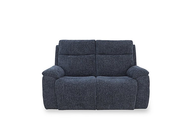 Aero Fabric 2 Seater Power Recliner Sofa with Power Headrests  Hopsack Midnight | Bed Sava