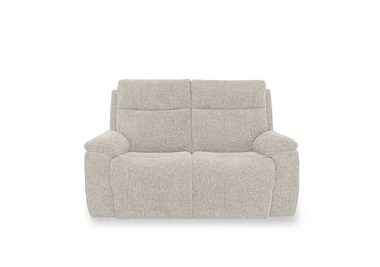 Aero Fabric 2 Seater Power Recliner Sofa with Power Headrests  Hopsack Natural | Bed Sava