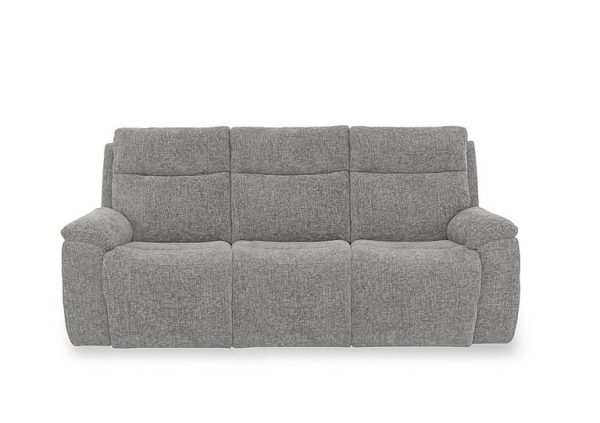 Aero Fabric 3 Seater Power Recliner Sofa with Power Headrests | Bed Sava