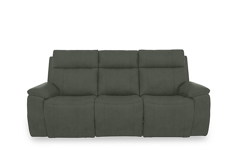 Aero Fabric 3 Seater Power Recliner Sofa with Power Headrests - Manhattan Pine