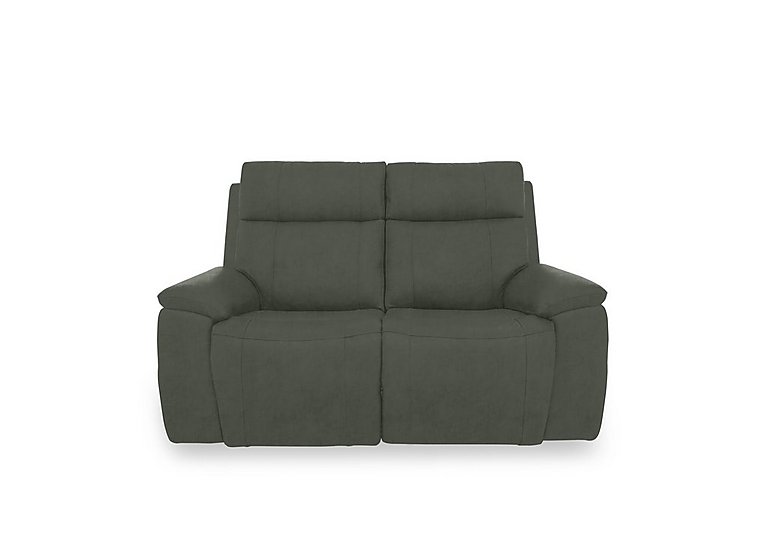 Aero Fabric 2 Seater Power Recliner Sofa with Power Headrests  Manhattan Pine | Bed Sava