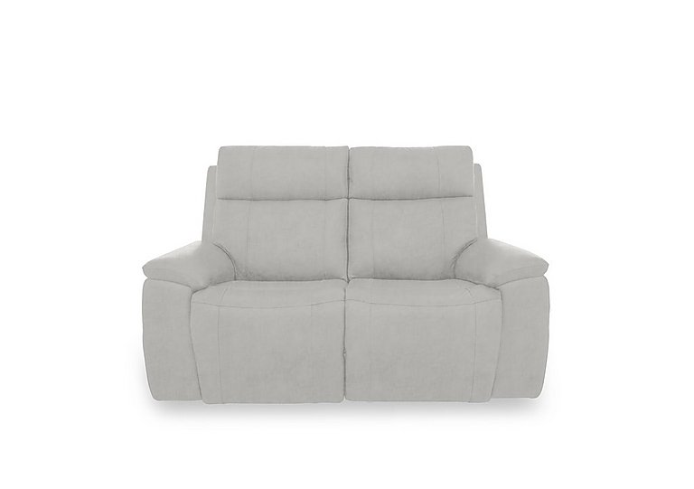Aero Fabric 2 Seater Power Recliner Sofa with Power Headrests  Manhattan Stone | Bed Sava