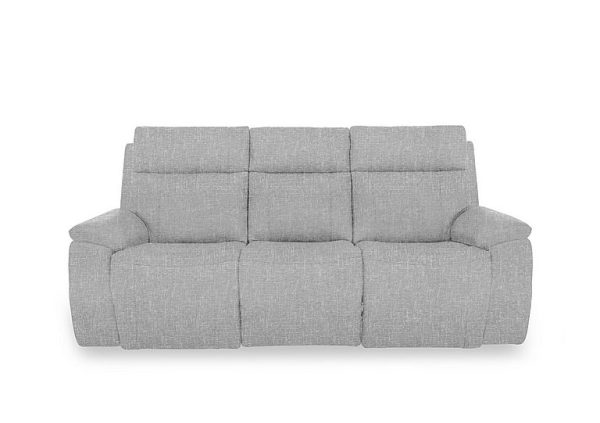 Aero Fabric 3 Seater Sofa  Anivia Light Grey | Bed Sava
