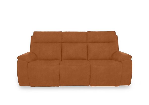 Aero Fabric 3 Seater Sofa  Dexter Pumpkin | Bed Sava