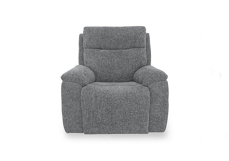 Aero Fabric Power Recliner Chair with Power Headrest and Heated Seat - Hopsack Charcoal
