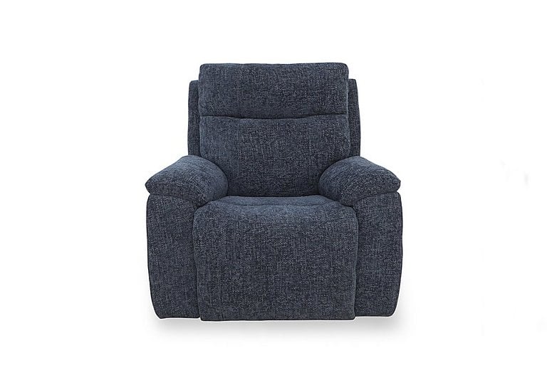 Aero Fabric Power Recliner Chair with Power Headrest and Heated Seat - Hopsack Midnight