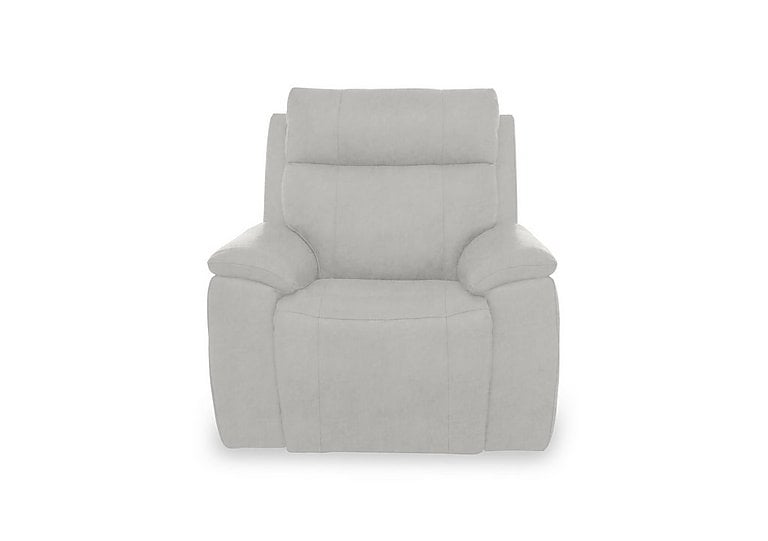 Aero Fabric Power Recliner Chair with Power Headrest and Heated Seat - Manhattan Stone