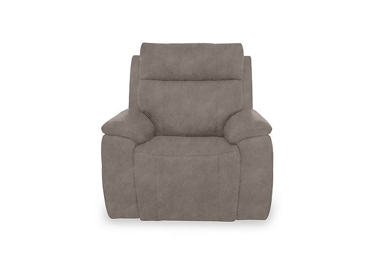 Aero Fabric Power Recliner Chair with Power Headrest and Heated Seat - Marble Charcoal Grey