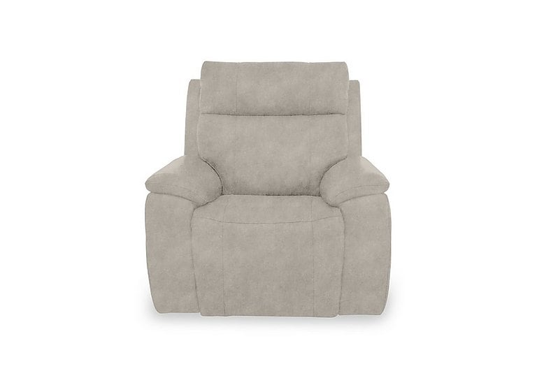 Aero Fabric Power Recliner Chair with Power Headrest and Heated Seat - Marble Cream