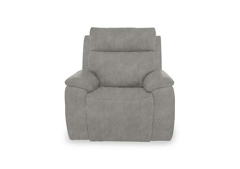 Aero Fabric Power Recliner Chair with Power Headrest and Heated Seat - Marble Stone