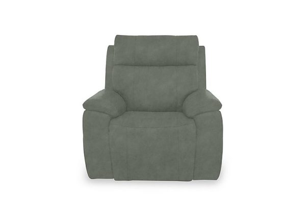Aero Fabric Power Recliner Chair with Power Headrest  Dexter Fern | Bed Sava