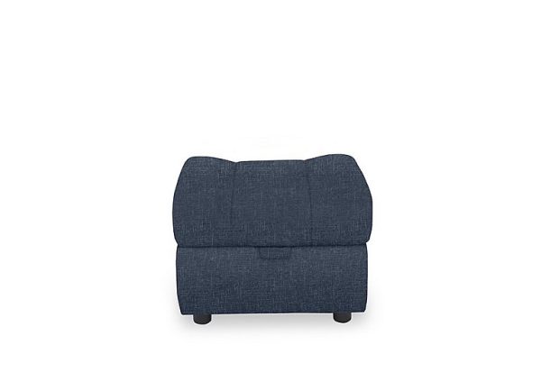 Aero Fabric Storage Footstool  Anivia Blue | Bed Sava