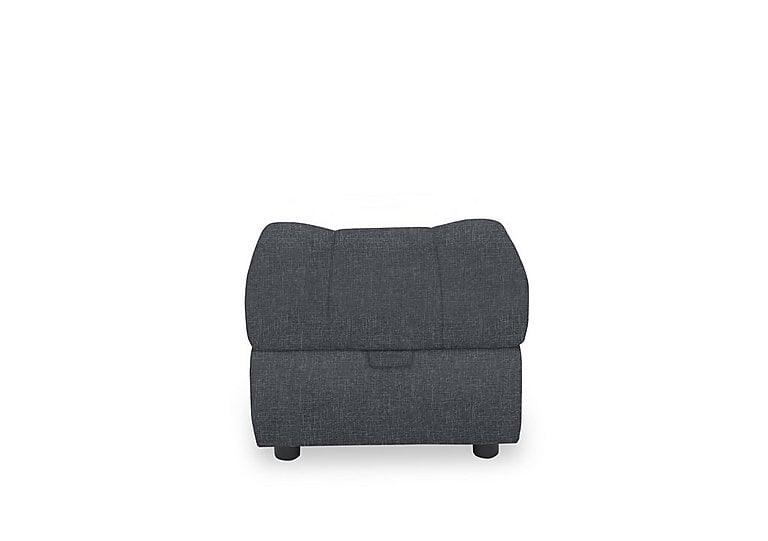 Aero Fabric Storage Footstool  Anivia Dark Grey | Bed Sava
