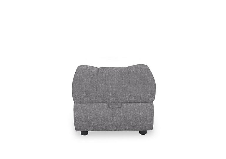 Aero Fabric Storage Footstool  Anivia Grey | Bed Sava