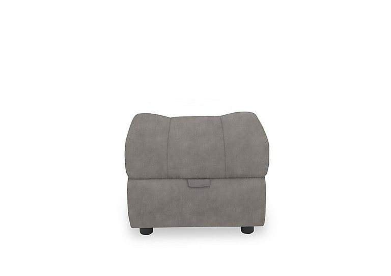 Aero Fabric Storage Footstool  Dexter Mocha | Bed Sava