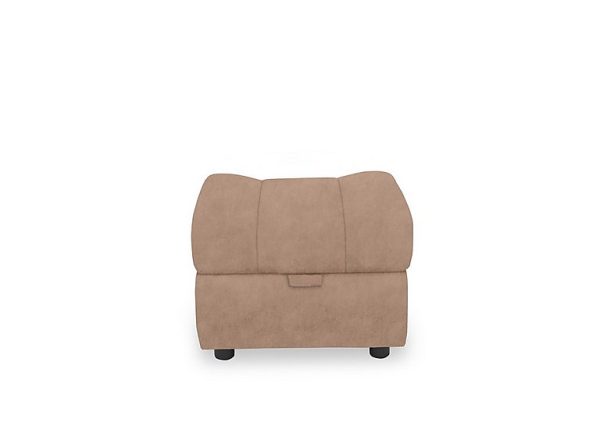 Aero Fabric Storage Footstool  Dexter Sand | Bed Sava